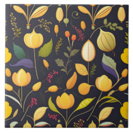 ハーブデザインセラミックタイル タイル