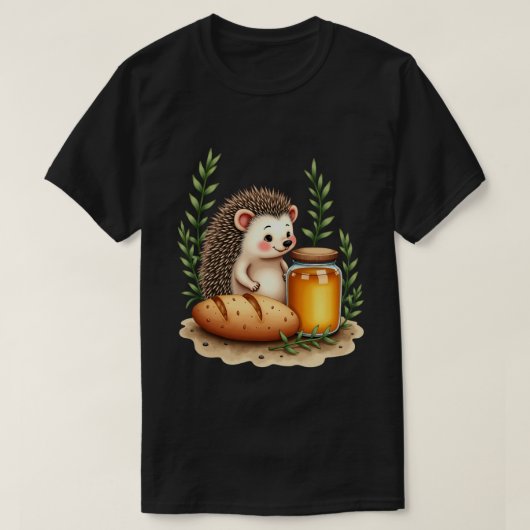 ハーブハリネズミ Tシャツ (デザイン正面)