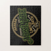 ハーブパーソナライズされたスピリットリキュールラベルをアブサン ジグソーパズル (縦)