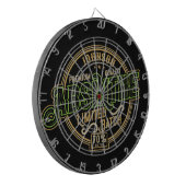 ハーブパーソナライズされたスピリットリキュールラベルをアブサン ダーツボード (正面左)