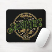 ハーブパーソナライズされたスピリットリキュールラベルをアブサン マウスパッド (マウス)