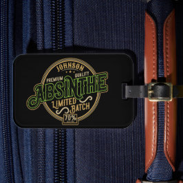 ハーブパーソナライズされたスピリットリキュールラベルをアブサン ラゲッジタグ