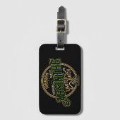 ハーブパーソナライズされたスピリットリキュールラベルをアブサン ラゲッジタグ (正面縦)