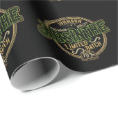 ハーブパーソナライズされたスピリットリキュールラベルをアブサン ラッピングペーパー (ロールコーナー)