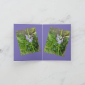 ハーブフラワーの写真を含むサンキューカード サンキューカード (内部)
