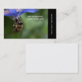 ハーブフラワーズ春写真ビー 名刺 (正面/裏面)