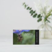 ハーブフラワーズ春写真ビー 名刺 (スタンド正面)