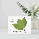 ハーブプン、私はベイのが嫌葉い ポストカード (スタンド正面)