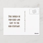 ハーブプン、私はベイのが嫌葉い ポストカード (裏面)