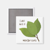 ハーブプン、私はベイのが嫌葉い マグネット (正面/裏面)