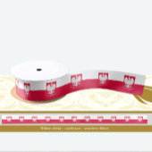 ハーブポルスキー，イーグル&ポーランド国旗，ポーランド/スポーツ サテンリボン
