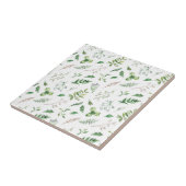 ハーブメドウプリントセラミックタイル タイル (側面)