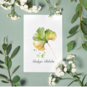 ハーブライフ：イチョウのカスタマイズ可能 ノートカード