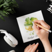 ハーブライフ：イチョウ葉のカスタマイズ可能 招待状