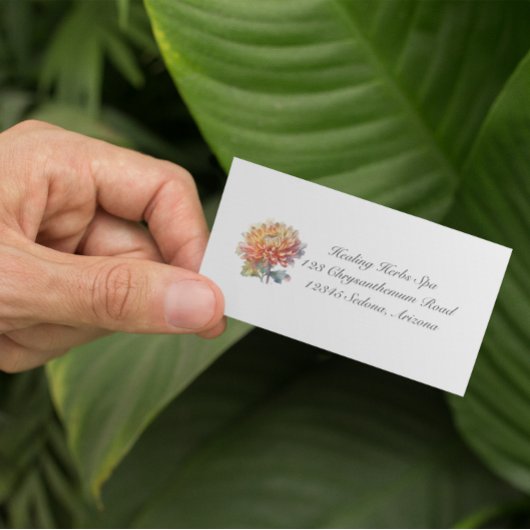 ハーブライフ：キクのカスタマイズ 名刺