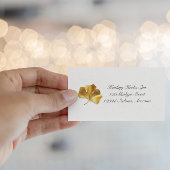 ハーブライフ：ゴールデンイチョウのカスタマイズ可能 名刺