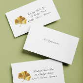 ハーブライフ:ゴールデンイチョウのカスタマイズ可能 名刺