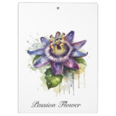 ハーブライフ：パッションフラワーのカスタマイズ クリップボード (裏面)