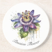 ハーブライフ：パッションフラワーのカスタマイズ コースター (正面)