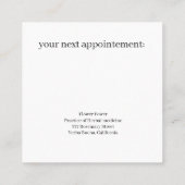 ハーブライフ：パッションフラワーのカスタマイズ スクエア名刺 (裏面)