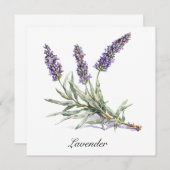 ハーブライフ：ラベンダー、カスタマイズ可能 (正面/裏面)