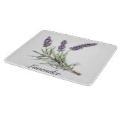 ハーブライフ：ラベンダー、カスタマイズ可能 カッティングボード (角)