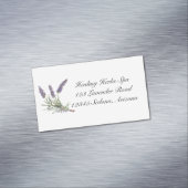 ハーブライフ：ラベンダー、カスタマイズ可能 マグネット名刺 (インサイチュ)