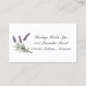 ハーブライフ：ラベンダー、カスタマイズ可能 名刺 (正面)