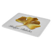 ハーブライフ：金ゴールドイチョウ葉のカスタマイズ可能 カッティングボード (角)