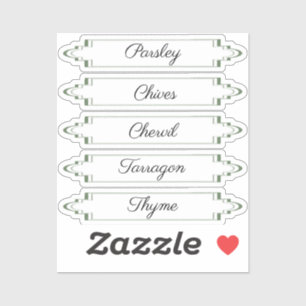 ハーブラベルフランスのシール罰金ハーブ シール