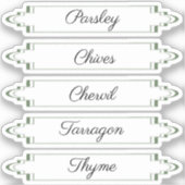 ハーブラベルフランスのシール罰金ハーブ シール (正面)