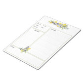 ハーブレスモンズボタニカルレシピオーガナイザーページ ノートパッド (アングル)