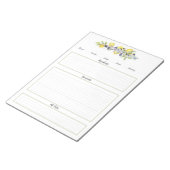 ハーブレスモンズボタニカルレシピオーガナイザーページ ノートパッド (アングル)