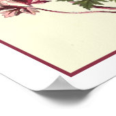 「ハーブロバート」ボタニカルイラストレーション ポスター (角)