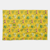 ハーブンビーズゴールデンイエロー キッチンタオル (横)