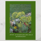 ハーブ事業のチラシ チラシ (裏面)