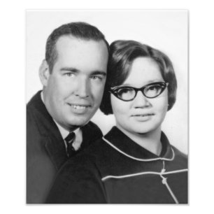 ハーブ及びスーの1967年の婚約の写真 フォトプリント