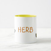 ハーブ及び友人のマグ マグカップ (中央)