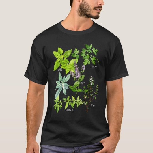 ハーブ型植物 Tシャツ (正面)