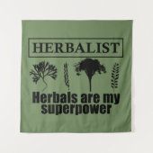 ハーブ専門家の種類 タペストリー (正面)