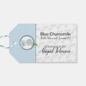 ハーブ専門店のラベル - チャモミール ハンドメイドバス＆ボディ ラベル | 製品タグ (裏面横)