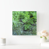 ハーブ時計 スクエア壁時計 (ホーム)