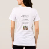 ハーブ植物のハーブ奏者 トライブレンドTシャツ (裏面)
