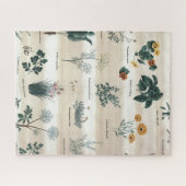 ハーブ植物花 ジグソーパズル (横)