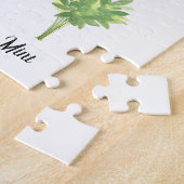 ハーブ水の色のセージタイム緑の植物のキッチン ジグソーパズル (側面)