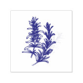 ハーブ白い背景 セルフインキングスタンプ (デザイン)