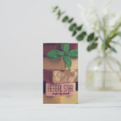 ハーブ素晴らし職人せっけんメーカー 名刺 (スタンド正面)