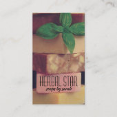 ハーブ素晴らし職人せっけんメーカー 名刺 (正面)