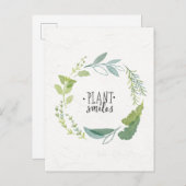 ハーブ素晴らしII |植物スマイル ポストカード (正面/裏面)