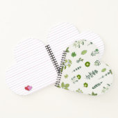 ハーブ素朴グリーン ノートブック (内部)